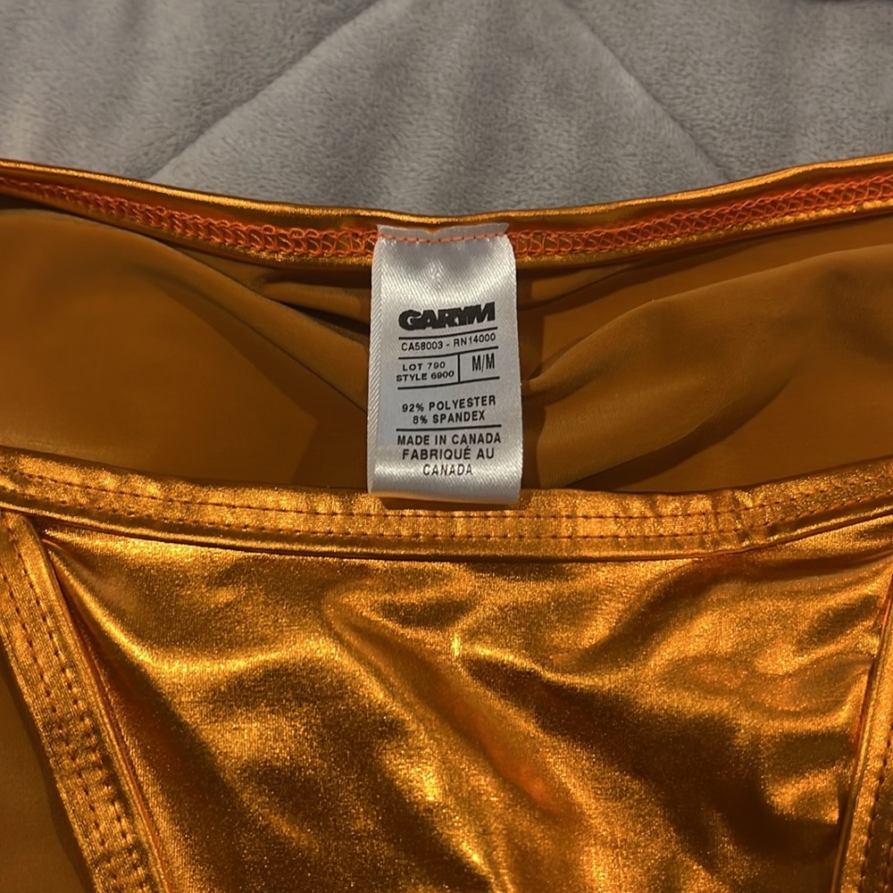 NWOT. Shiny & sexy copper string bikini, with body necklace for fun! - Picture 6 of 7